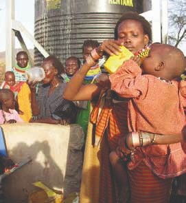 Women empowerment, food aid, borehole construction Image 6
