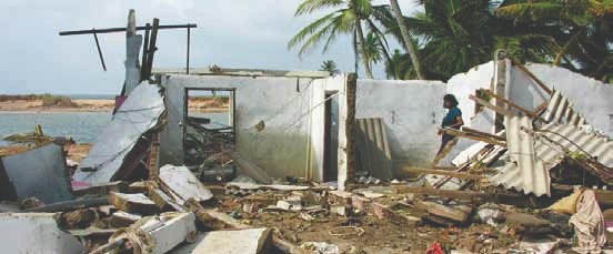 Emergency aid, construction of temporary housing, livelihood ... Image 1