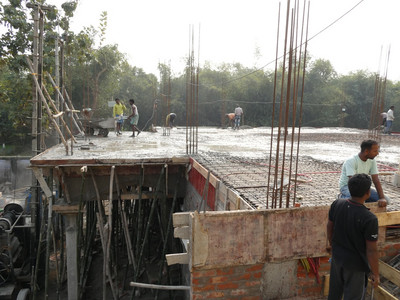 Errichtung eines Kinderheims in Sakraili, Bihar Bild 4